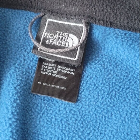 The North Face Mens full zip fleece Blue Jacket size XL - Picture 6 of 13